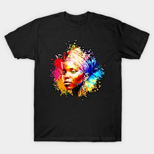 African woman watercolor T-Shirt